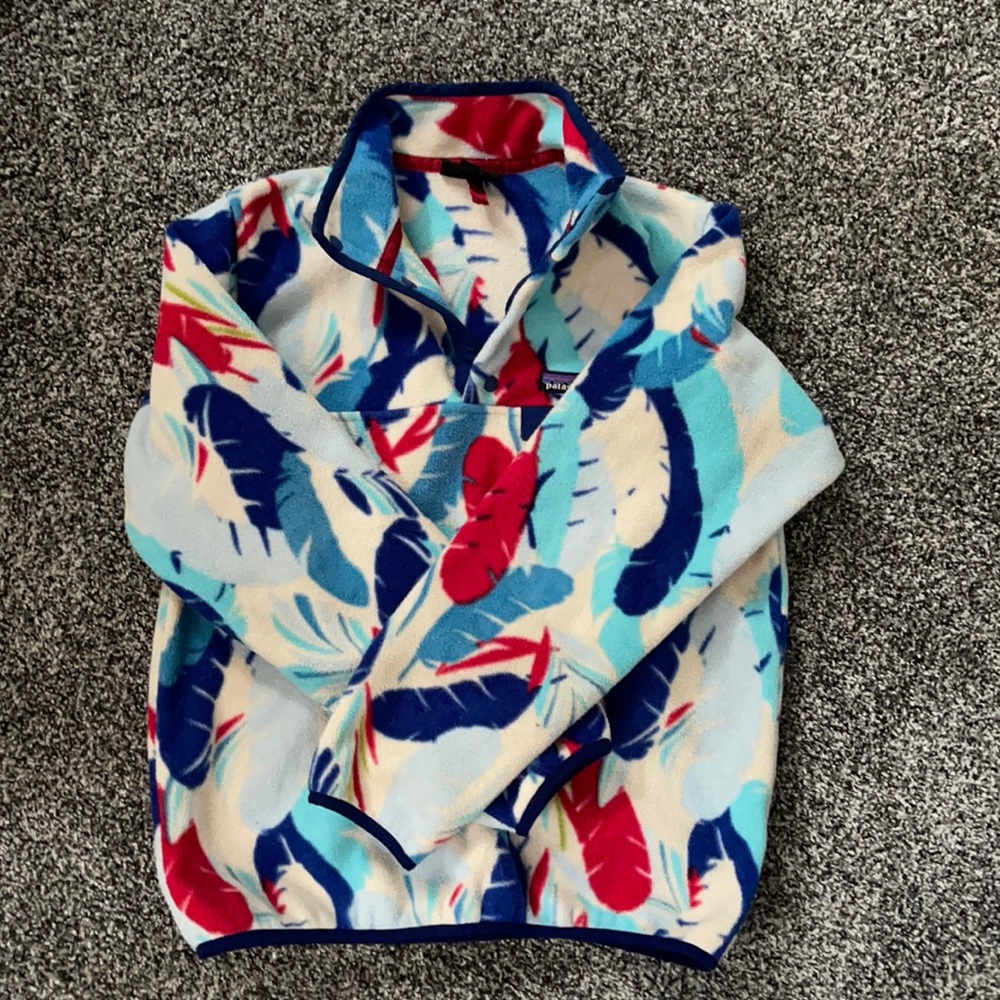 Patagonia Printed Feather Fleece